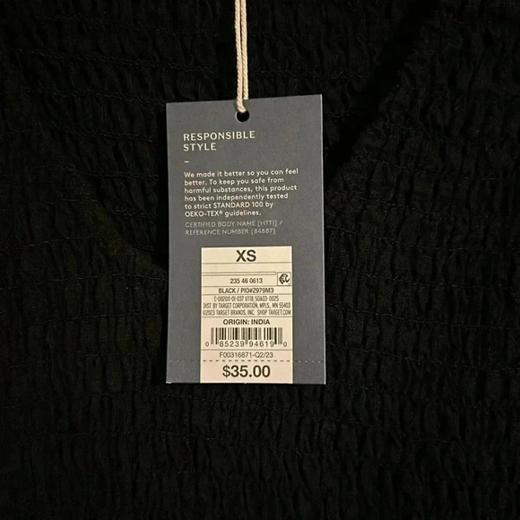 Universal Thread Women's Ruffle Short Sleeve Smocked Mini Dress - Picture 5 of 7